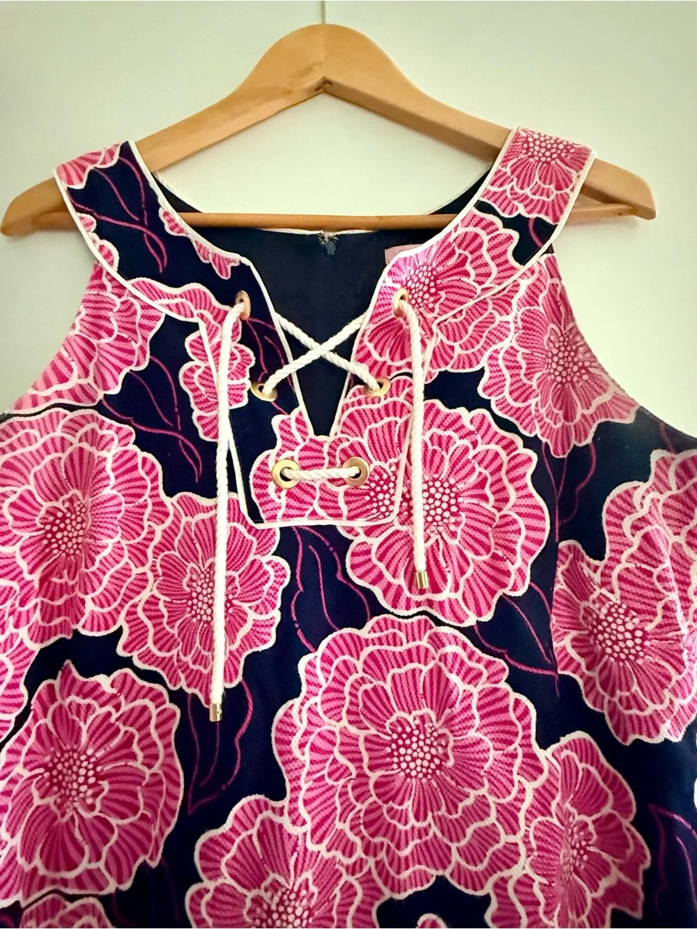 Nautical Lilly Pulitzer dress, size 8 - Picture 2 of 4